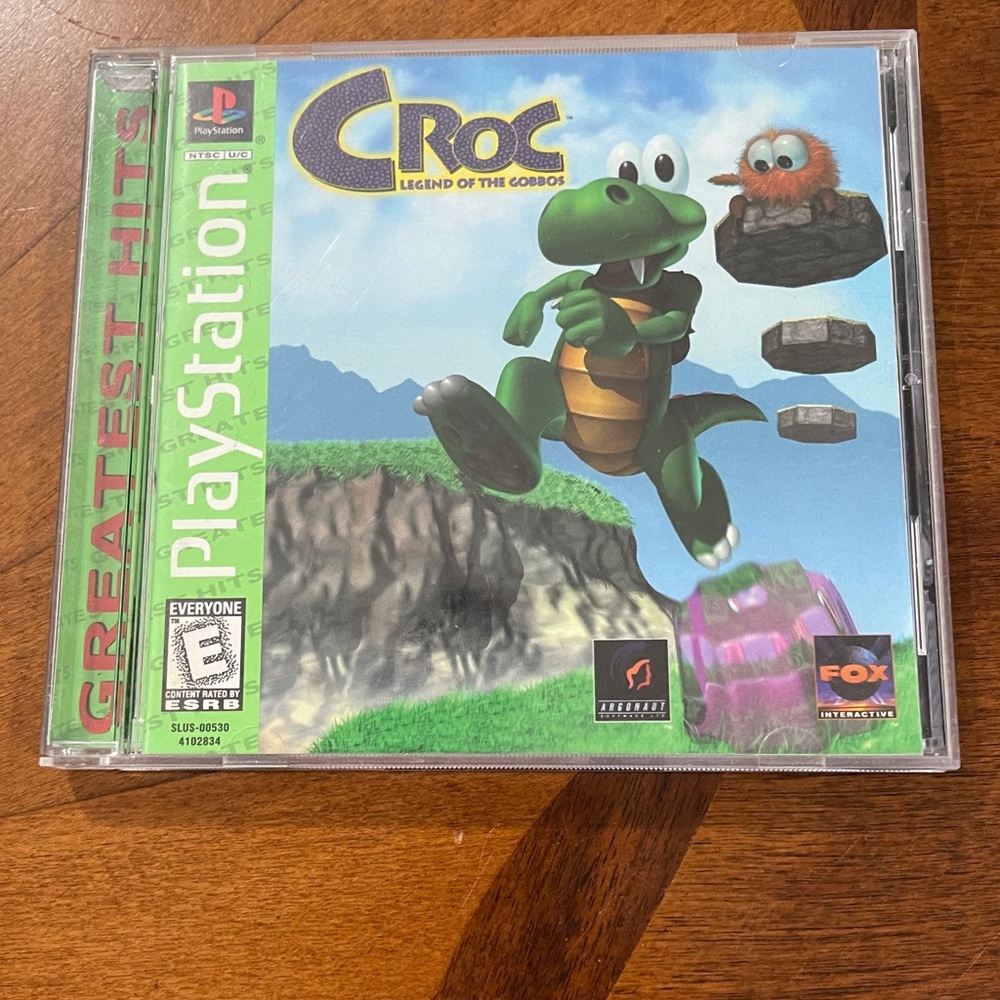 Croc: Legend of the Gobbos -‎ Greatest Hits - Sony PS1  Video Game